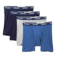 Calvin Klein Men's Underwear Cotton Stretch 4 Pack Boxer Briefs