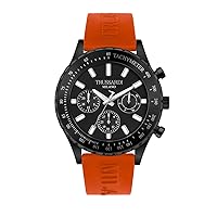 Trussardi Men Analog Quartz Watch with Silicone Strap 8033288914792