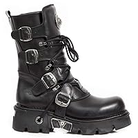 New Rock NR M.373 S29 Black - Boots, Metallic, Unisex