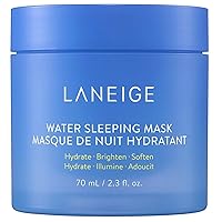 LANEIGE Water Sleeping Mask: Squalane, Probiotic-Derived Complex, Hydrate, Barrier-Boosting, Visibly Smooth and Brighten