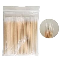 1000Pcs Pointed Cotton Swabs Wooden Handle Makeup Health Medical Ear Jewelry Clean Sticks Buds Tips