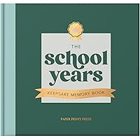 The School Memory Book: A Timeless School Years Memory Book for Preschool - 12th Grade Memories, Keepsakes and Cherished Moments (Storage Pocket Included)