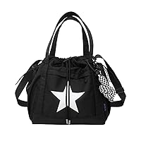 Nylon Star Messenger Bag Y2K, Cute Tote Bags Aesthetic, Small Travel Crossbody Shoulder Bags For Women