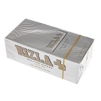 50 X Rizla Silver Slim (Standart) Small Cigarette Rolling Papers
