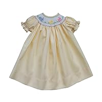 Carouselwear Girls Easter Dresses for Infant Baby, Toddlers, Hand Smocked Easter Bunny
