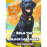 Rolo the Black Labrador Adult Coloring Book: 96 Simple, Bold and Easy Dog Breed Designs to Color for Adults and Kids Including Amazing Dog Photos (Dog Breed Coloring Books) Rolo the Black Labrador Adult Coloring Book: 96 Simple, Bold and Easy Dog Breed Designs to Color for Adults and Kids Including Amazing Dog Photos (Dog Breed Coloring Books) Hardcover Paperback