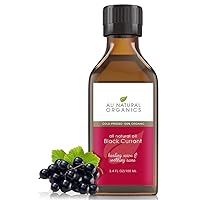 Black Currant Seed Oil – Pure Cold Pressed Black Currant Seed Oil for Eczema, Hexane Free Oil for Immune System, Hair, Skin, Lip, Nails, Heart & Tissue Repair Support | 3.4oz 100ml