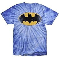 Popfunk Classic Batman Logo Distressed Vintage T Shirt & Stickers
