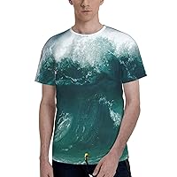 KUAKE 3D Tshirt Men Personalized Surfing T-Shirt