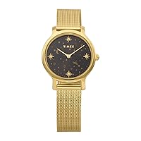[TIMEX] タイメックス 腕時計 Celestial 文字盤 ステンレススチール ミネラルガラス 自動巻 38MM アメリカ 時計 腕時計 ブランド