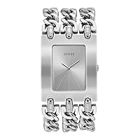 Guess Watches Ladies Heavy Metal Womens Analog Quartz Watch with Stainless Steel Bracelet W1274L1