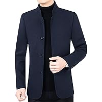 Men's Suit Jacket Casual Button Slim Fit Sport Coat Business Daily Blazer