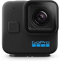GoPro HERO11 Black Mini - Compact Waterproof Action Camera with 5.3K60 Ultra HD Video, 24.7MP Frame Grabs, 1/1.9