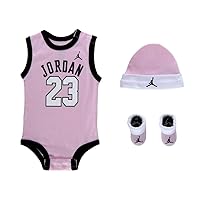 Nike unisex-baby Jordan Jumpman Bodysuit Beanie Set