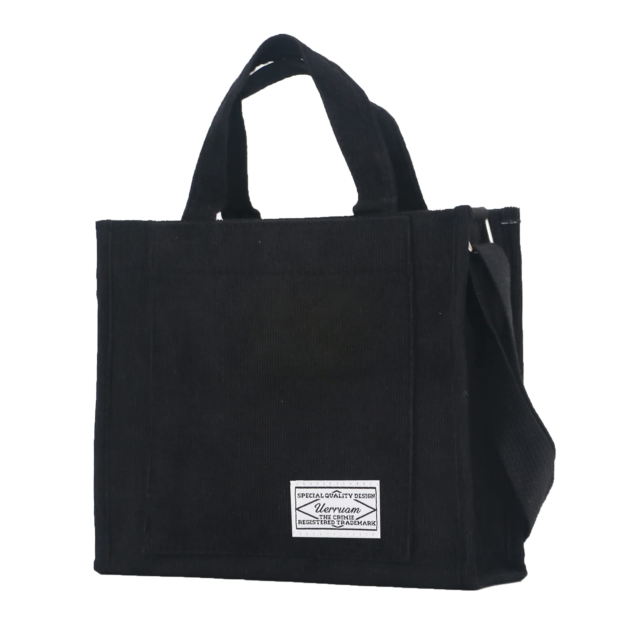 Tote Bag Women Aesthetic Corduroy Bags Cross body Bag Purse for Women Mini Travel Bags Handbags Everyday Bag Square