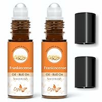 Crysalis Pure & Natural Frankincense Essential Oil Roll on - 5ml| 0.16 FL oz (Pack of 2)