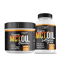 Intentionally Bare MCT Oil Powder (50 Servings) and MCT Oil Capsules Bundle