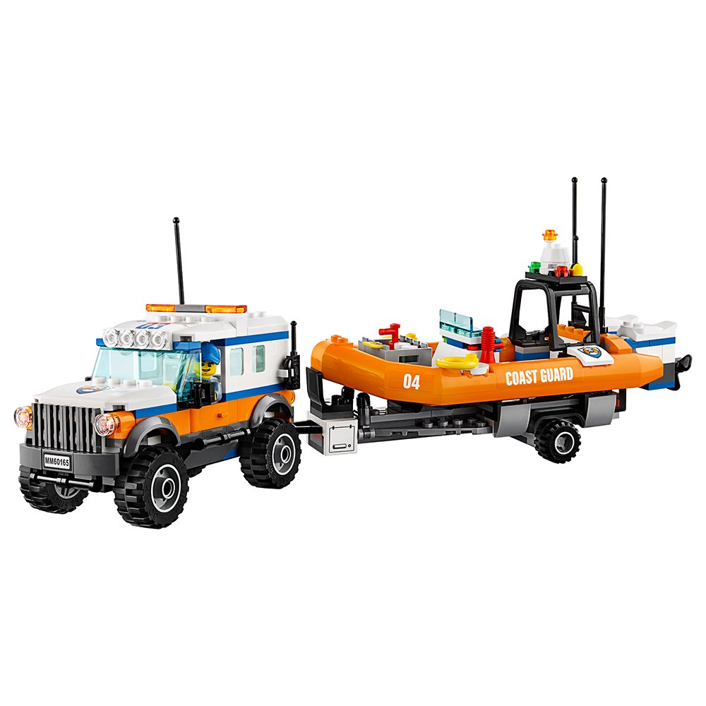 LEGO City Coast Guard 4 x 4 Response Unit 60165 Building Kit (347 Piece)