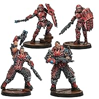 Infinity: Nomads: Corregidor Fireteam Pack Beta - Unpainted Miniature by Corvus Belli – Compatible with Infinity and Other Tabletop RPG TTRPG