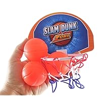 Mini Bath Shot Basketball Game - Toy Shooting Hoops - Bathtub Toy - Suction Cup Hoop