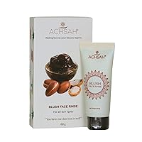 Blush Face Wash & Rinse Face Wash, Reduces Blemishes, Cream based Exfoliating Face Wash for All Skin Types Sulphate Free Naturals Bright Complete 60gm/2.1 Oz