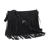 Fringe Hobo Purse Bags for Women Vintage Fringe Crossbody Bag Small Envelope Tassel Shoulder Bags