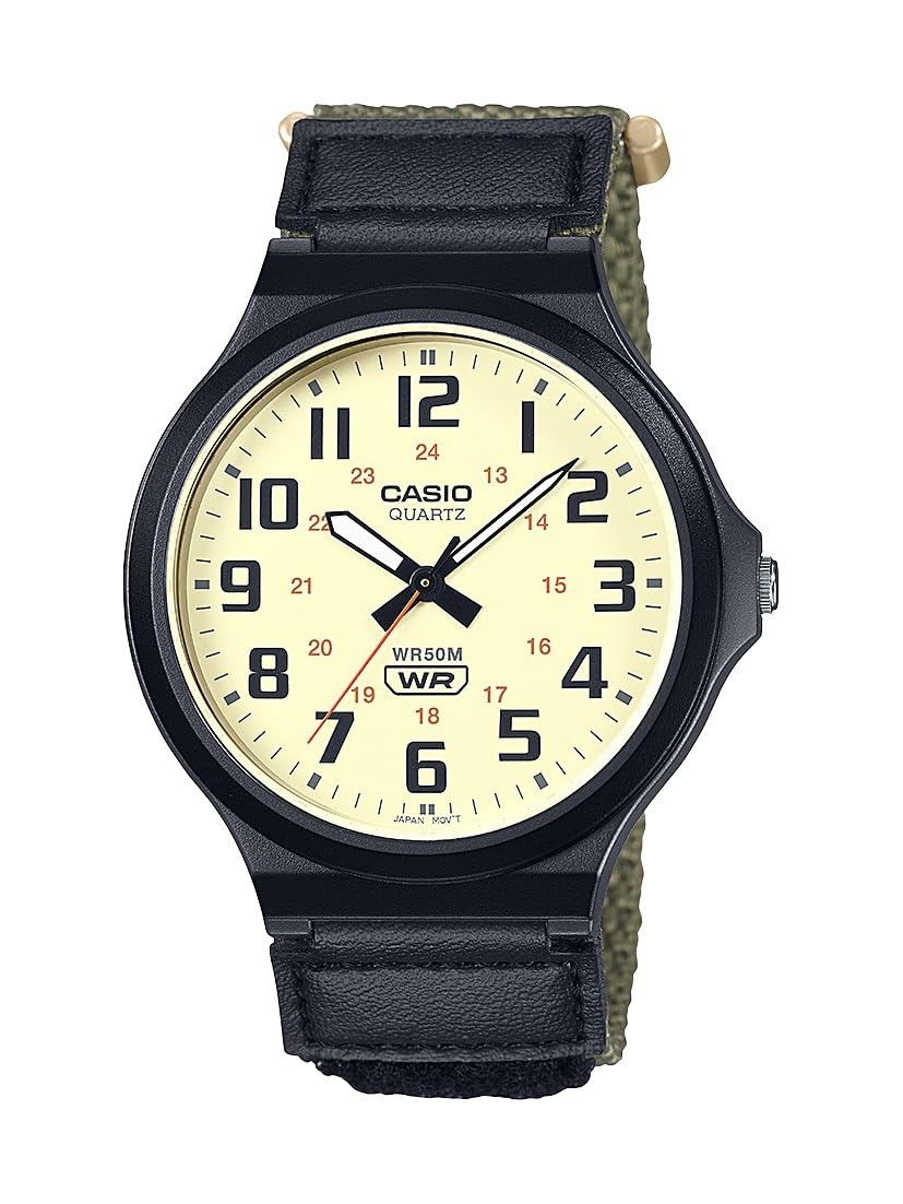 Casio Quartz Classic Velcro Strap Watch MW-240B-3BVCF