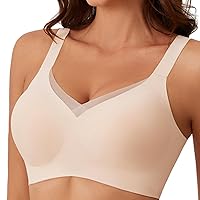 V Lace Bras for Women No Underwire Seamless Bralettes for Women Wireless Bra Comfort Everyday T Shirt Bras