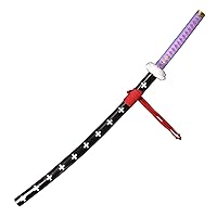 Demon Slayer Cosplay Anime Swords T10 Steel Clay Tempered with Hamon H –  swordculture