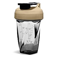 1.5 Vortex Blender Shaker Bottle Holds Upto 20oz | No Blending Ball or Whisk | USA Made | Portable Pre Workout Whey Protein Drink Shaker Cup | Mixes Cocktails Smoothies Shakes | Top Rack Safe