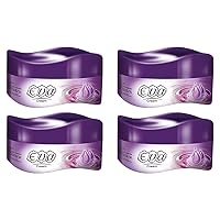 Egyptan Eva Skin Care Moisturizing Cream with Glycerin for Dry Skin Daily Face & Body Moisturizer Softener 170gm / 6oz (Pack of 4)