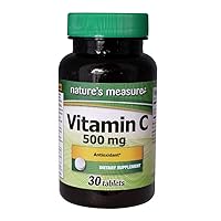 Nature's Measure HIGH POTENCY Vitamin C, 30-ct. 500 mg