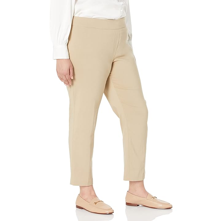 Mua Lark & Ro Women's Plus Size Straight Leg Stretch Pant: Comfort Fit trên  Amazon Mỹ chính hãng 2023 | Fado