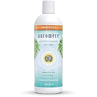 Auromere Ayurvedic Shampoo, Neem + 5 - Vegan, Cruelty Free, Non-GMO, Natural, Gluten Free, Sulfate Free, Paraben Free for Normal to Oily Hair (16 fl oz), 1 Pack