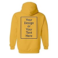 Awkward Styles Custom Hoodie DIY Add Your Own Personalized Image Photo or Text Hooded Sweatshirt Front/Back Print