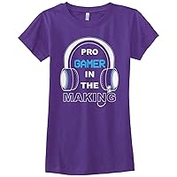 Pro Gamer in The Making | Video Game Lover Gift Girls' Fitted T-Shirt