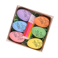 Easter Drawing Eggs Colorful DIY Hand Painted Set For Children Colorful & Imaginative For Kids Party Favor Easter Gift DIY Crafts