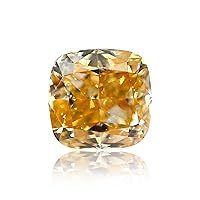 1.07 ct. GIA Certified Diamond, Cushion Modified Brilliant Cut, FDOY - Fancy Deep Orangy Yellow Color, SI1 Clarity Perfect To Set In Jewelry Rare Ring Engagement Gift