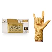 Colortrak Luminous Collection Disposable Nitrile Gloves, Latex-Free, Powder-Free, Textured Finger Tips