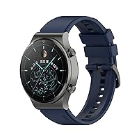 Watch Band 22mm Official Strap for Huawei GT 2 GT2 Pro Original Smartwatch Replacements Mens Watchband Belt (Color : Navy Blue, Size : for Huawei GT 2e)