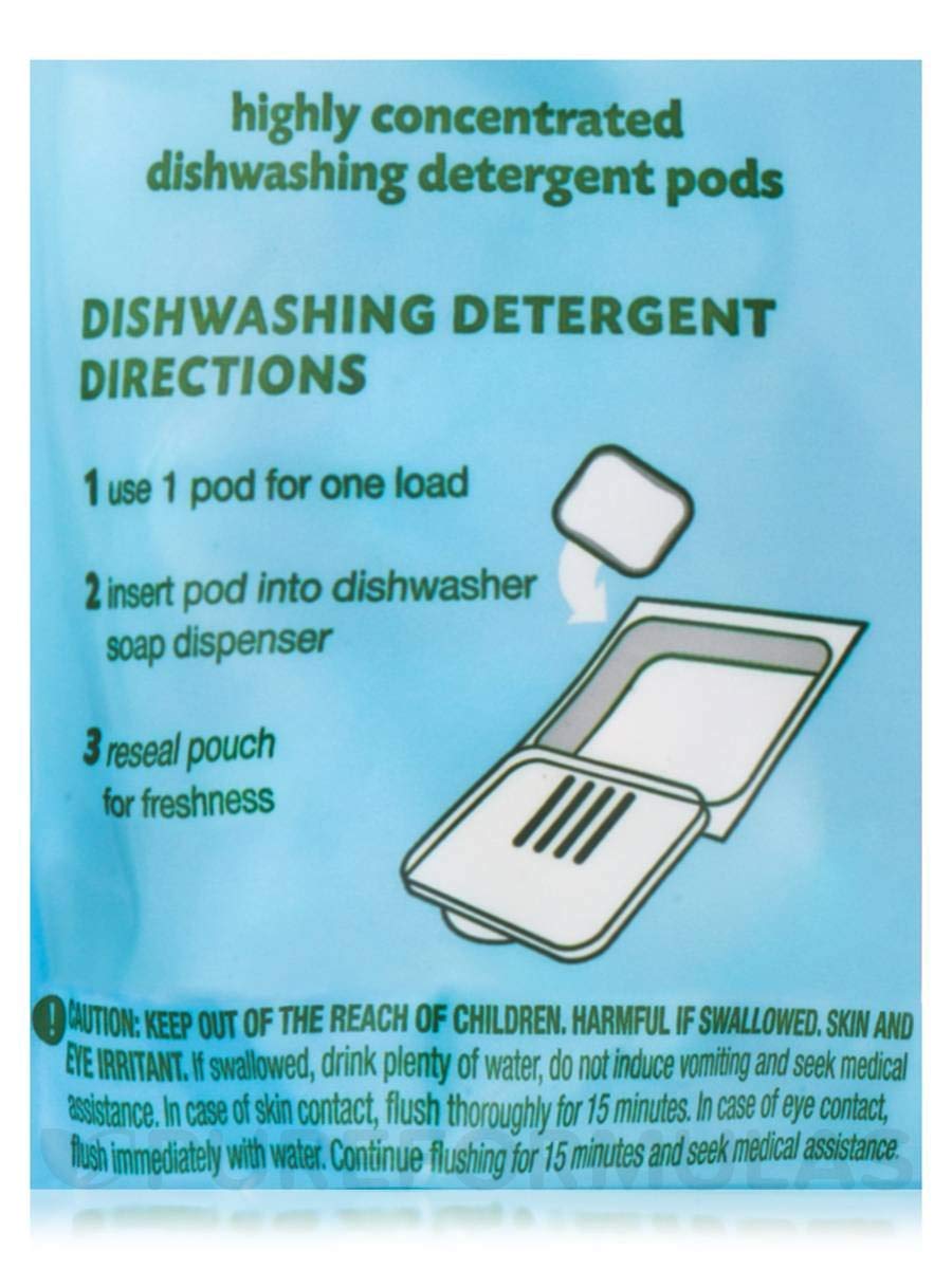 GrabGreen - Automatic Dishwashing Detergent 60 Loads Biggie Pouch Thyme with Fig Leaf - 36 oz.