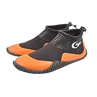 Neoprene Dive Boots, Scuba Diving Surf Wetsuit Booties for Men Women 3MM, Water Fin Shoes Sailing Boots with Anti-Slip Premium Rubber Sole for Water Sports Snorkeling(Orange, Mens 12/Womens 13)