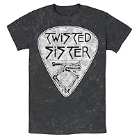 Twisted Sister Guitar Pick Young Men's Short Sleeve Tee Shirt