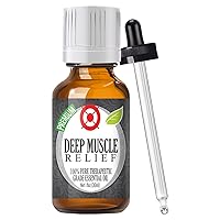 Healing Solutions Deep Muscle Relief Blend Essential Oil - 100% Pure Therapeutic Grade, 30ml