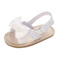 Shoes First for Summer Shoes Girls Sandals Girls Walk Shoes Summer Toddler Outdoor with Flower Bowknot Kid Water Shoe