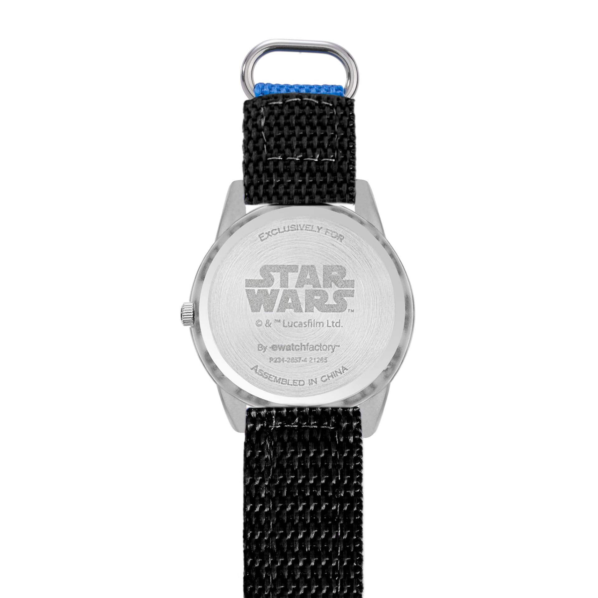 STAR WARS Kids' Plastic Time Teacher Watch, Analog Quartz Nylon Strap Watch