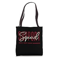 Head & Neck Cancer Awareness Support Squad Fighter Tote Bag