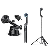 OMOTON Phone Tripod Stand and Car Phone Holder Bundle Compatible with Magsafe