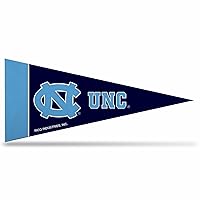 Rico Industries NCAA North Carolina Tar Heels 4-Inch by 9-Inch Classic Mini Pennant Décor