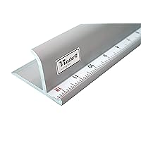 Victor Cutting Ruler 24 Inch - Metal Ruler - Non Slip - Straight Edge Ruler - Scale Ruler - Steel Ruler - Aluminium Cutting Ruler - Safety Ruler